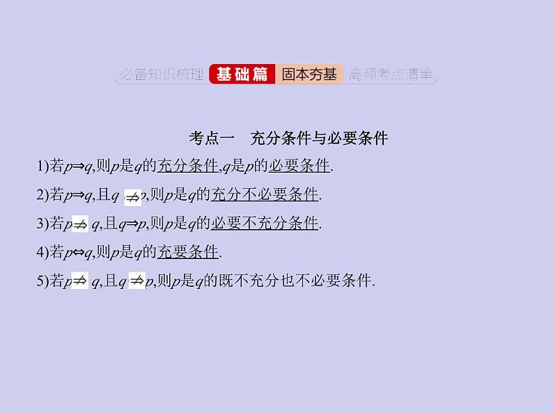 新高考数学二轮复习课件 专题一 1.2 常用逻辑用语(含解析)第2页