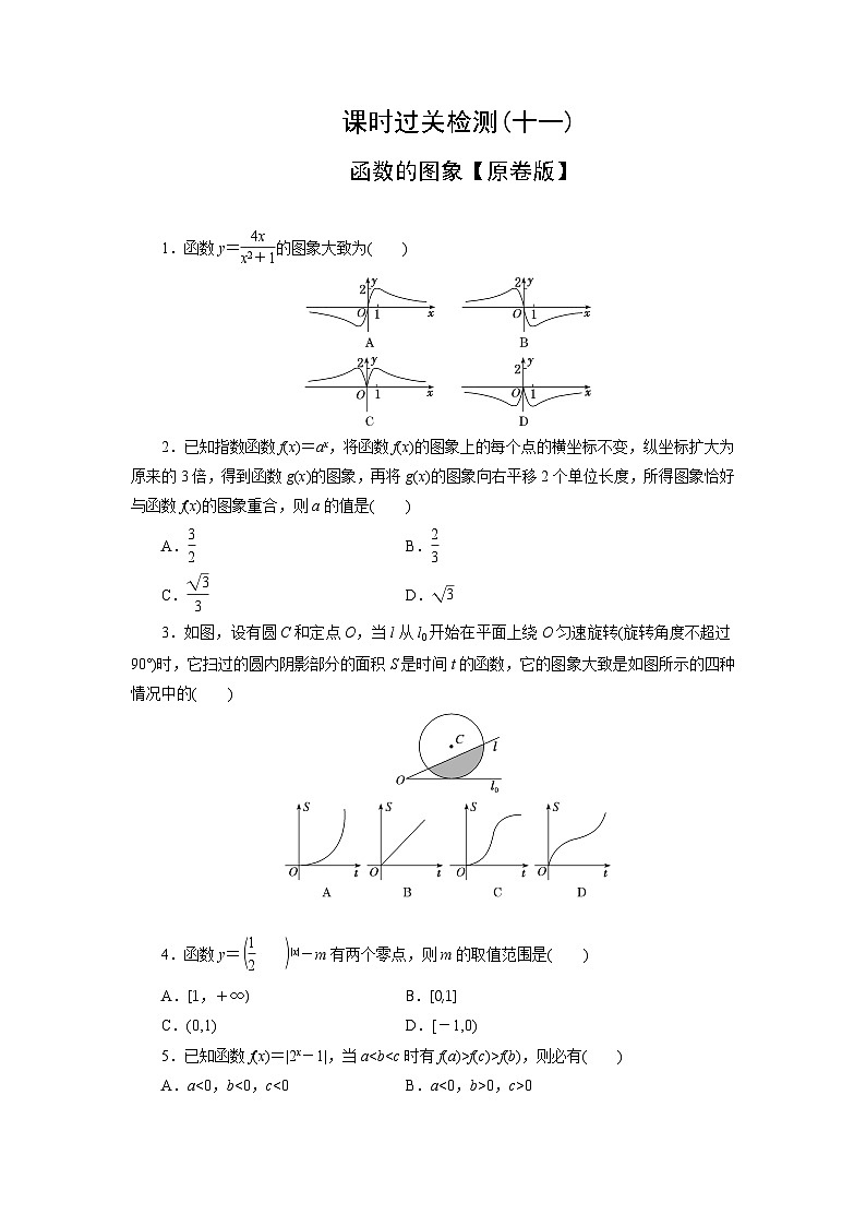2025高考数学一轮复习-函数的图象专项训练【含解析】第1页