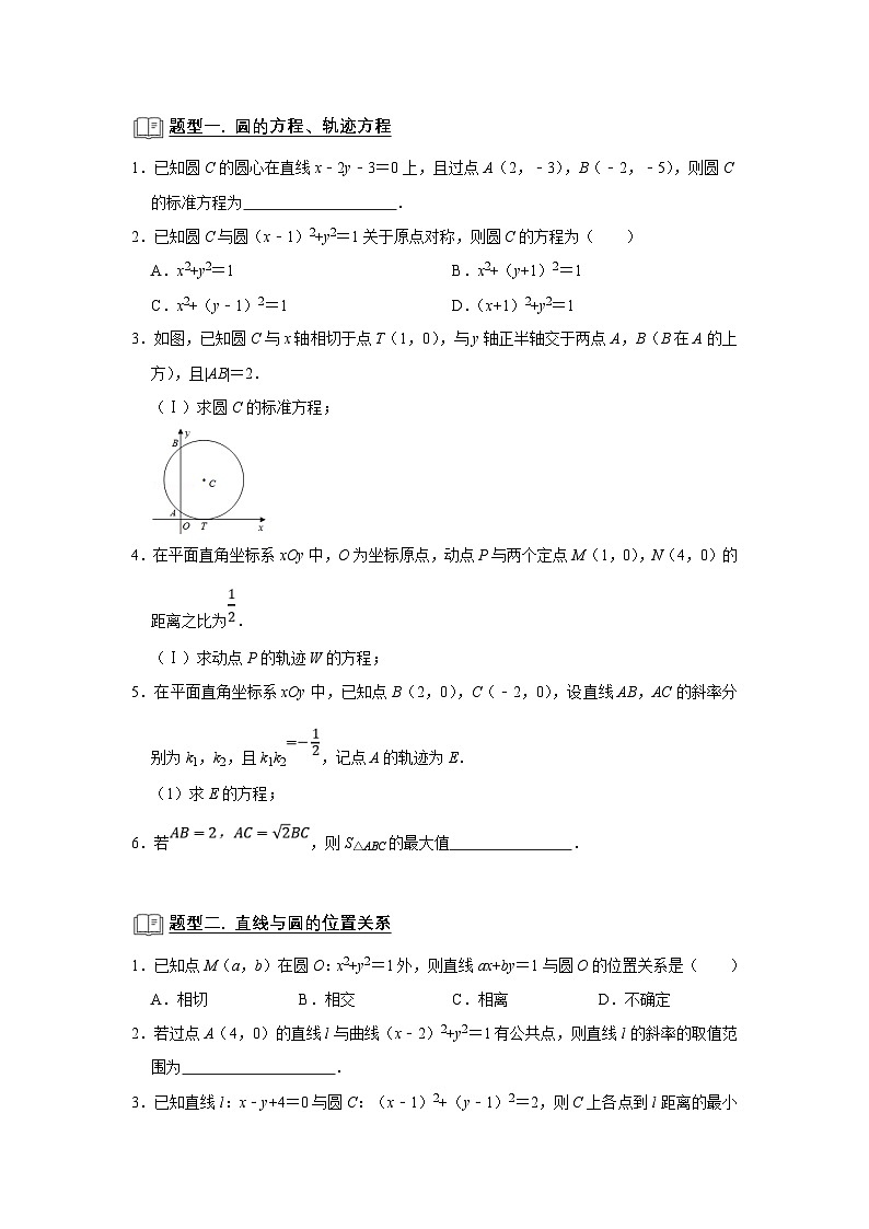 新高考数学一轮复习题型归纳讲义专题13解析几何 13.2圆的方程(原卷版)第3页