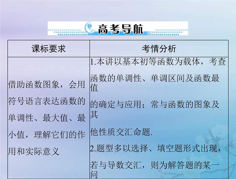 新高考数学一轮复习课件第2章函数导数及其应用第2讲 函数的单调性与最值(含解析)02