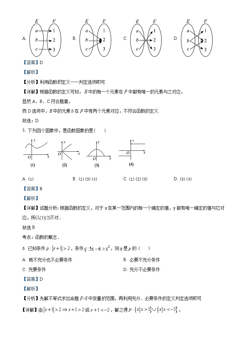 广东省兴宁市第一中学2024-2025学年高一上学期开学考试数学试题(解析版)02