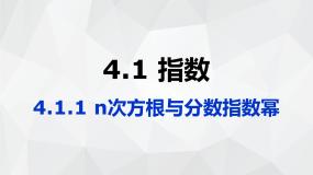 人教A版 (2019)必修 第一册4.1 指数课文课件ppt