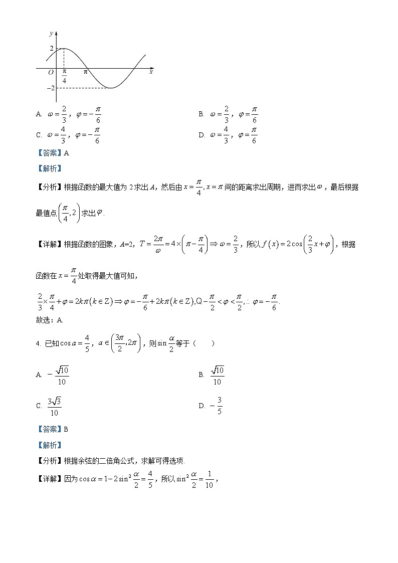 北京市中关村中学2024-2025学年高二上学期开学调研考试数学试题(原卷版+解析版)02