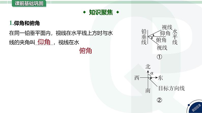 第28讲 余弦定理、正弦定理应用举例高考数学复习课件第6页
