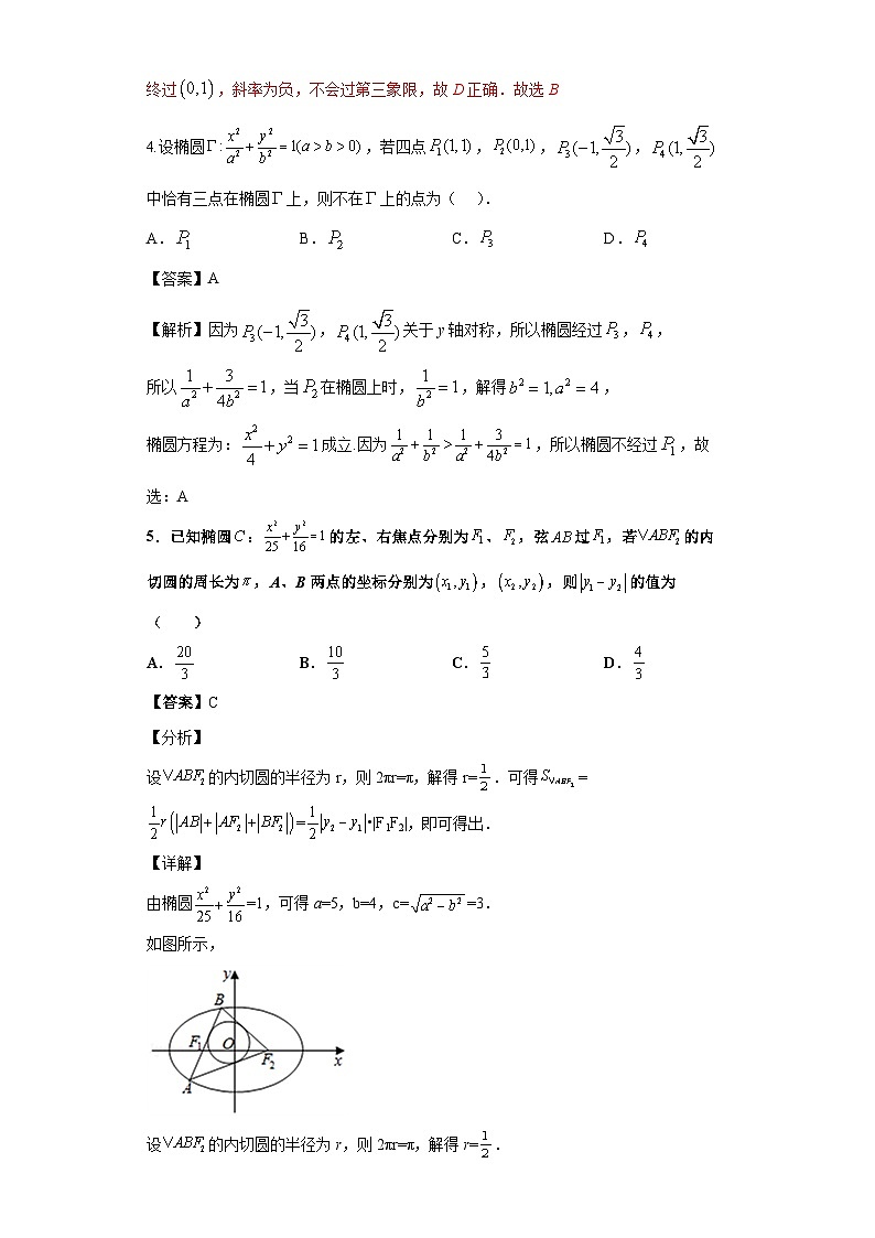 高二数学参考答案第2页