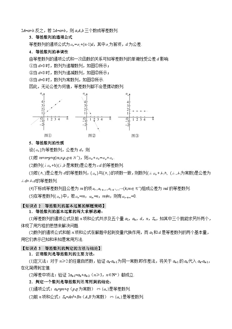专题6.2 等差数列及其前n项和(举一反三)(新高考专用)(含答案) 2025年高考数学一轮复习专练(新高考专用)02