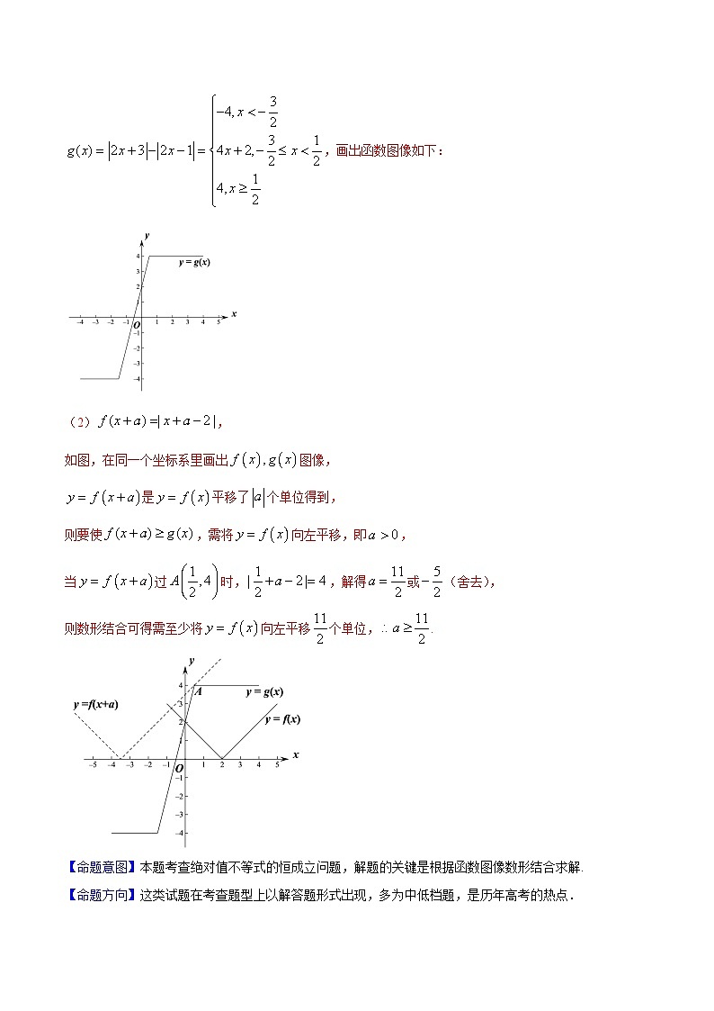 高考数学母题题源解密(全国通用)专题19不等式选讲专题练习(原卷版+解析)第3页