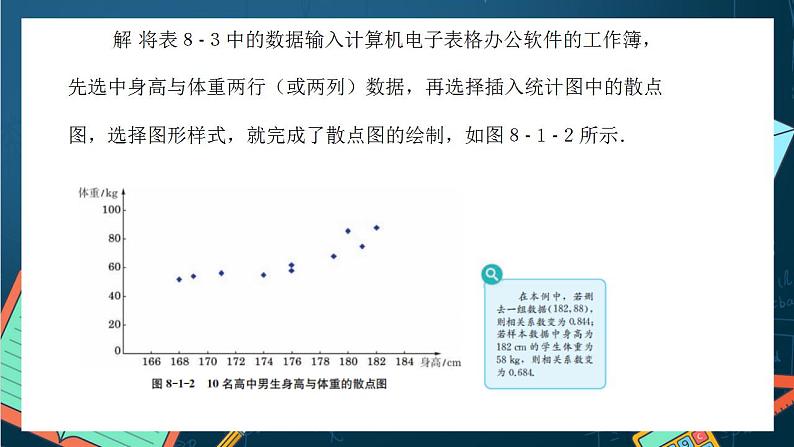 沪教版(2020)高中数学选择性必修第二册8.1 《相关系数》(第2课时)(课件)第7页