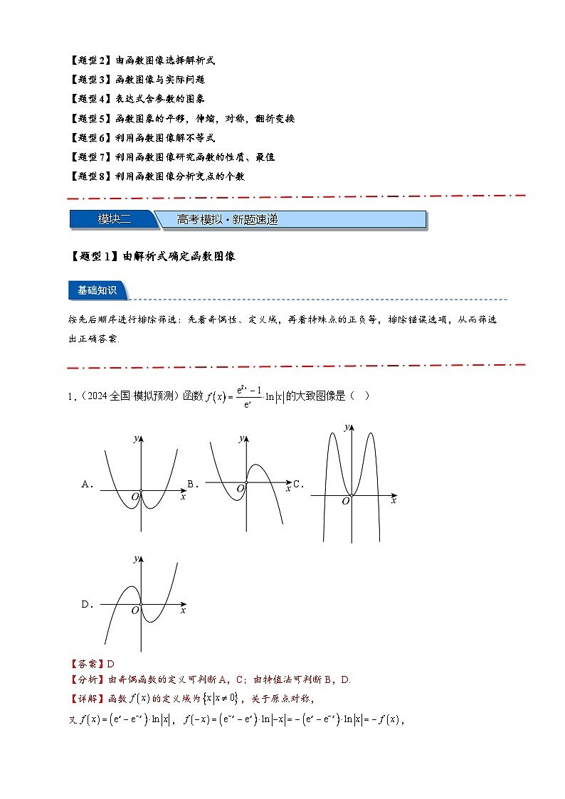 热点专题 2.6 函数与图像(解析版)【8类题型】第2页