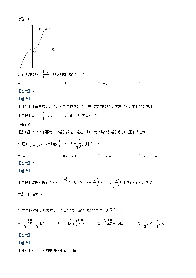 北京市第二中学(通州校区)2024-2025学年高三上学期第一次月考数学试题 Word版含解析第2页