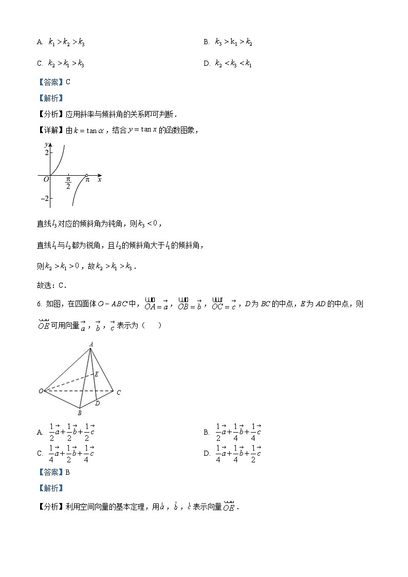 北京市师范大学附属实验中学2024-2025学年高二上学期10月月考数学试卷(Word版附解析)03