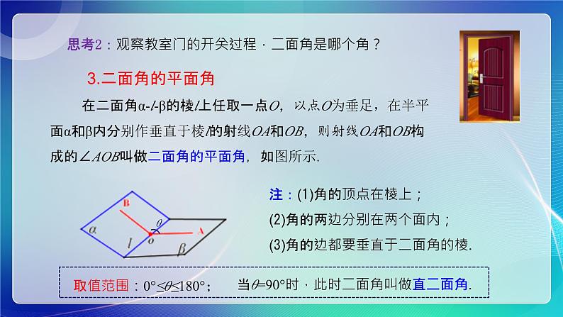 人教B版(2019)高中数学必修第四册11.4.2平面与平面垂直 课件第6页