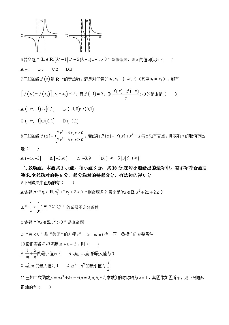 山东省德州市临邑第一中学2024-2025学年高三上学期10月月考数学试题第2页