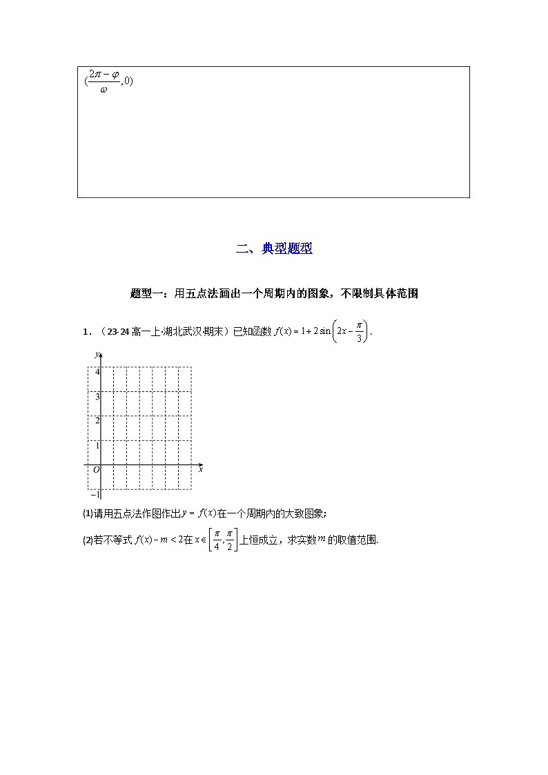 2025年高考数学复习解答题提优思路(新高考专用)专题02三角函数的图象与性质(五点法作图)练习(学生版+解析)第2页