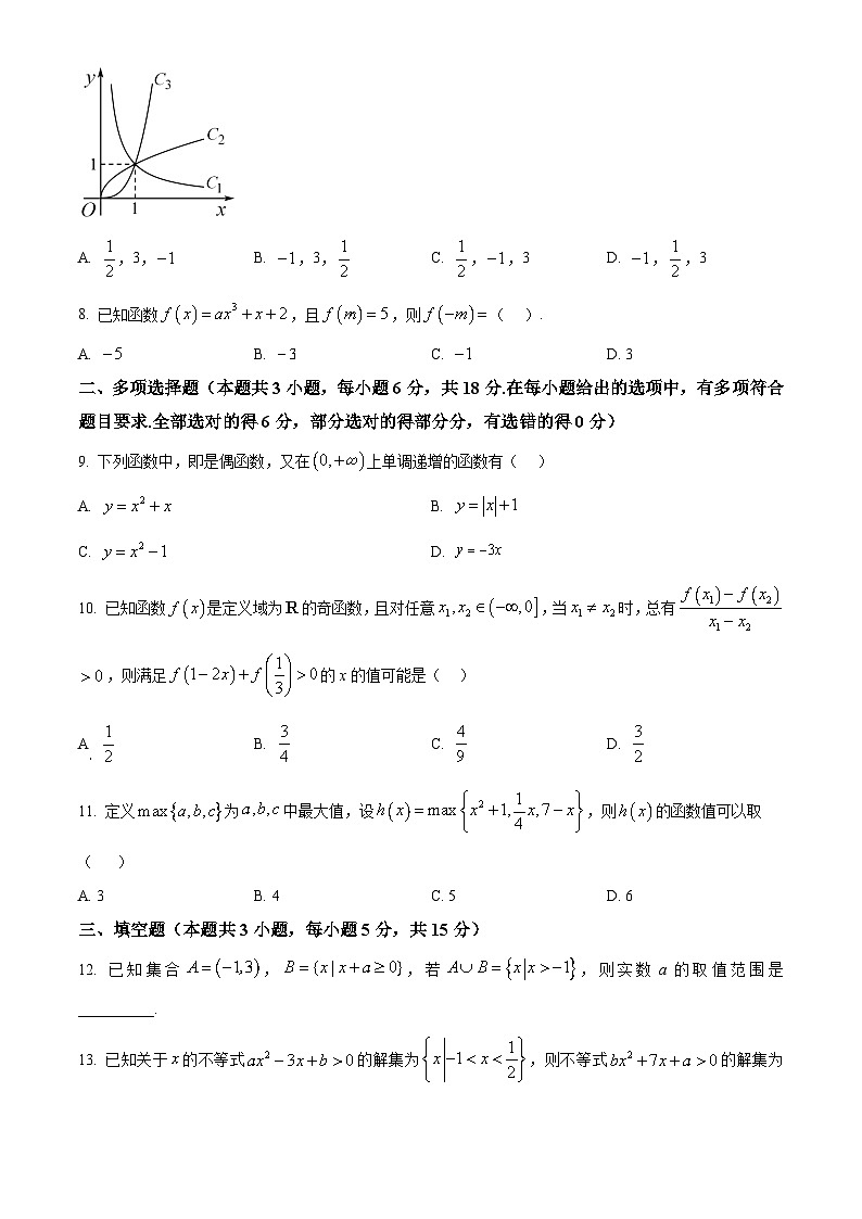 湖南省永州市蓝山县第一中学2024-2025学年高一上学期期中考试数学试卷 Word版无答案第2页