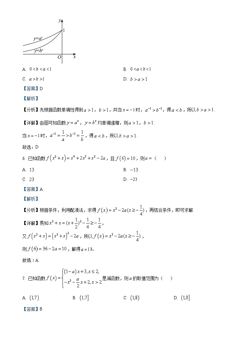 河南省南陽地區(qū)2024-2025學年高一上學期期中適應性考試數(shù)學試題含解析第3頁