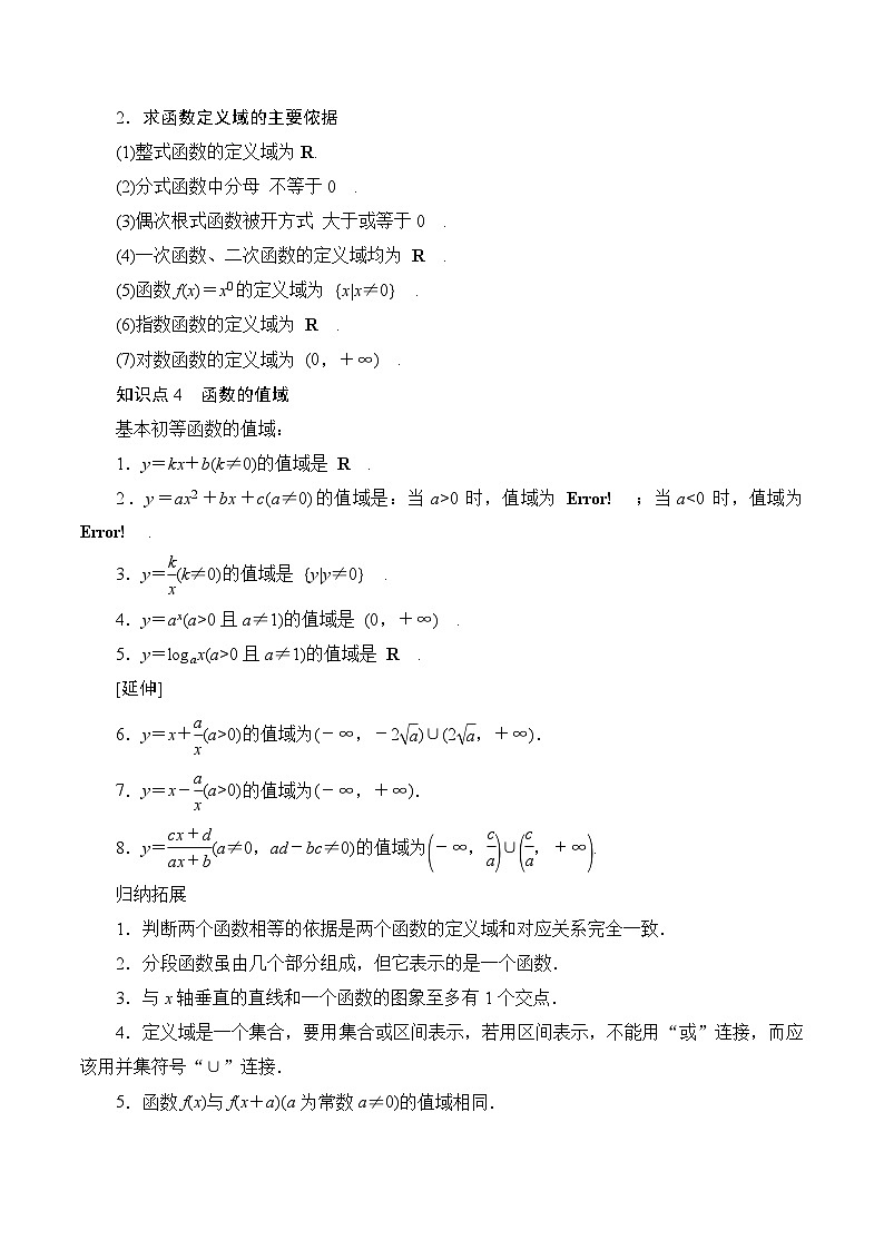 2025高考数学【考点通关】考点归纳与解题策略考点06函数的概念及其表示7类常见考点全归纳(精选195题)(原卷版+解析)第3页