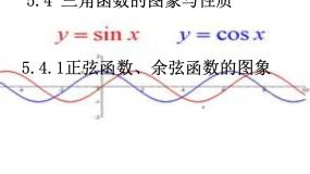 人教A版 (2019)必修 第一册5.4.1 正弦函数、余弦函数的图象教课课件ppt