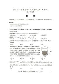 2025届湖南省娄底市名校高三上学期11月考-数学试题+答案