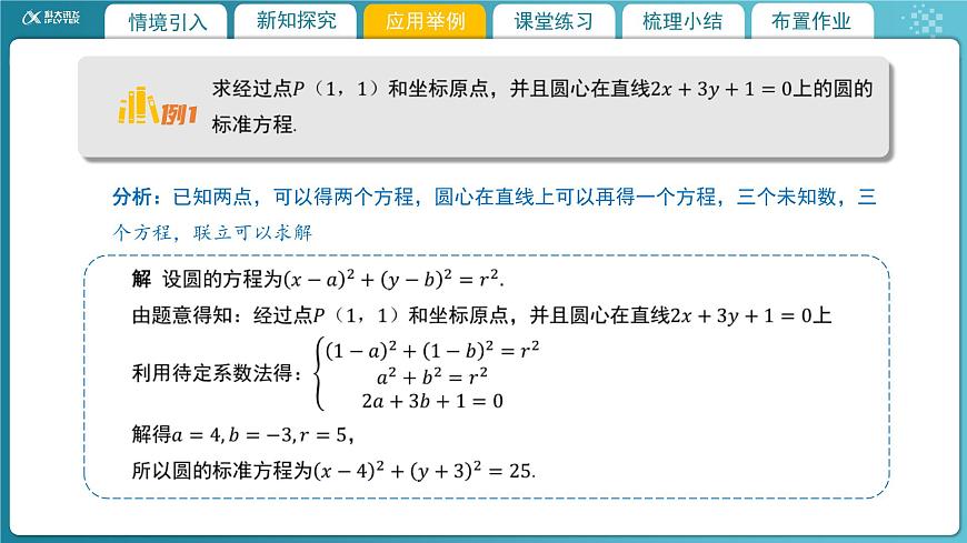 【教學課件】《1.2.1  圓的標準方程（2）》精品教學課件第7頁
