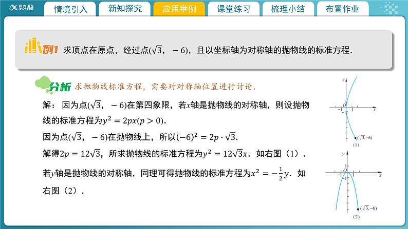 【教学课件】《2.3.2 抛物线的简单几何性质(1)》精品教学课件08
