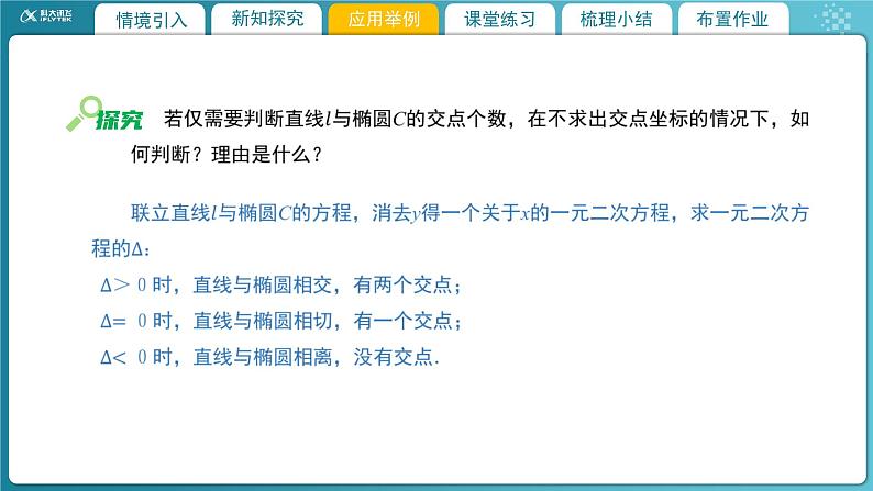【教学课件】《2.4.1 直线与圆锥曲线的交点(1)》精品教学课件07
