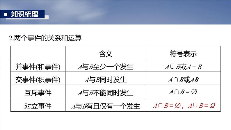 第十章 §10.3 随机事件与概率-【北师大版】2025数学大一轮复习课件第7页