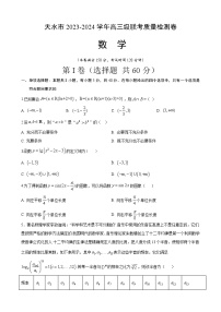 甘肃省天水市甘谷第一中学等学校2024-2025学年高三上学期11月期中联考数学试题
