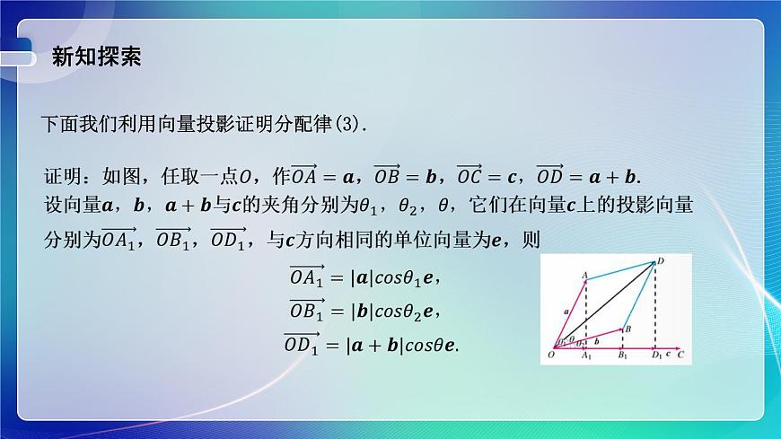 人教A版（2019）高中數(shù)學(xué)必修第二冊(cè)6.2.4向量的數(shù)量積（二） 課件第3頁(yè)