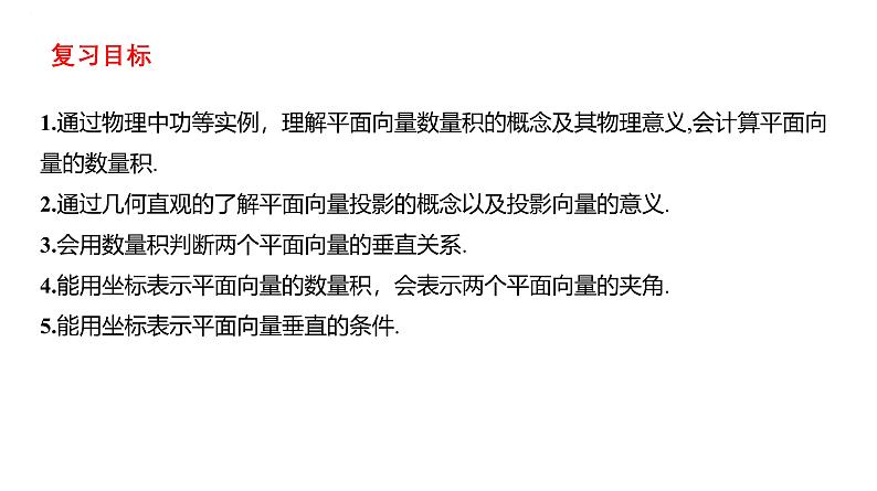 第31讲平面向量的数量积 课件——2025届高三数学一轮复习第2页
