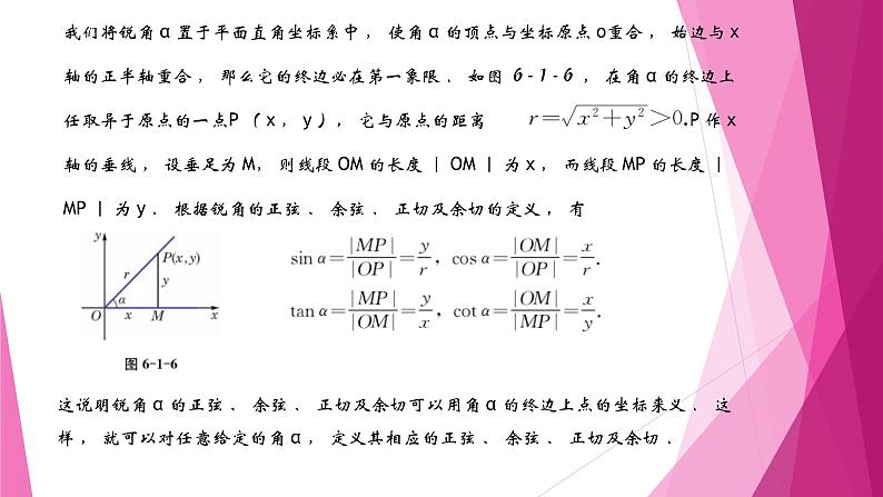 沪教版2020高中数学必修第二册6.1任意角的正弦、 余弦、 正切、 余切(第3课时)(课件)第2页