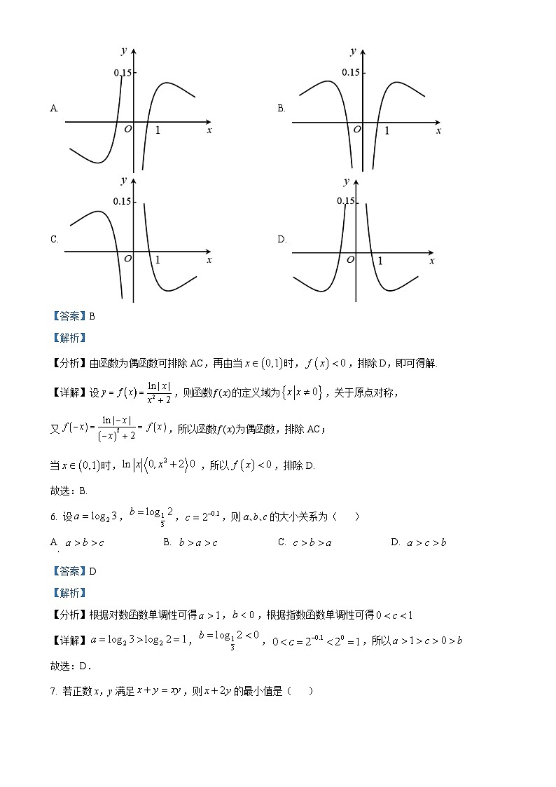 精品解析:云南省昆明市第十四中学2024-2025学年高一上学期期中测试数学试卷(解析版)第3页