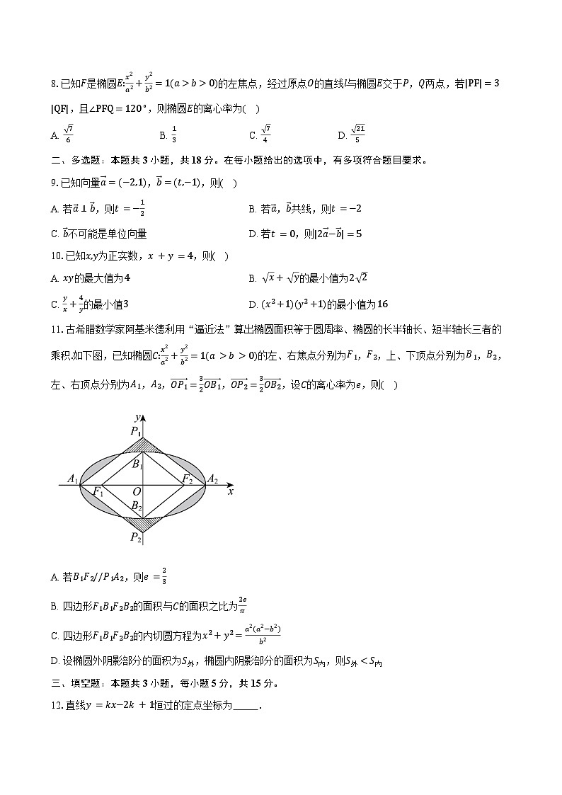 2024-2025学年广东省华南师范大学附属中学高二年级第一学期期中数学试卷(含答案)第2页