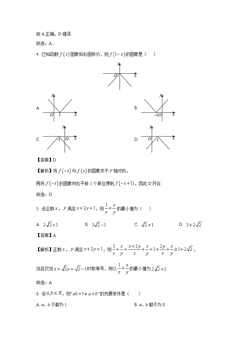 2024~2025学年江苏省连云港市东海县高一(上)期中考试数学试卷(解析版)第2页
