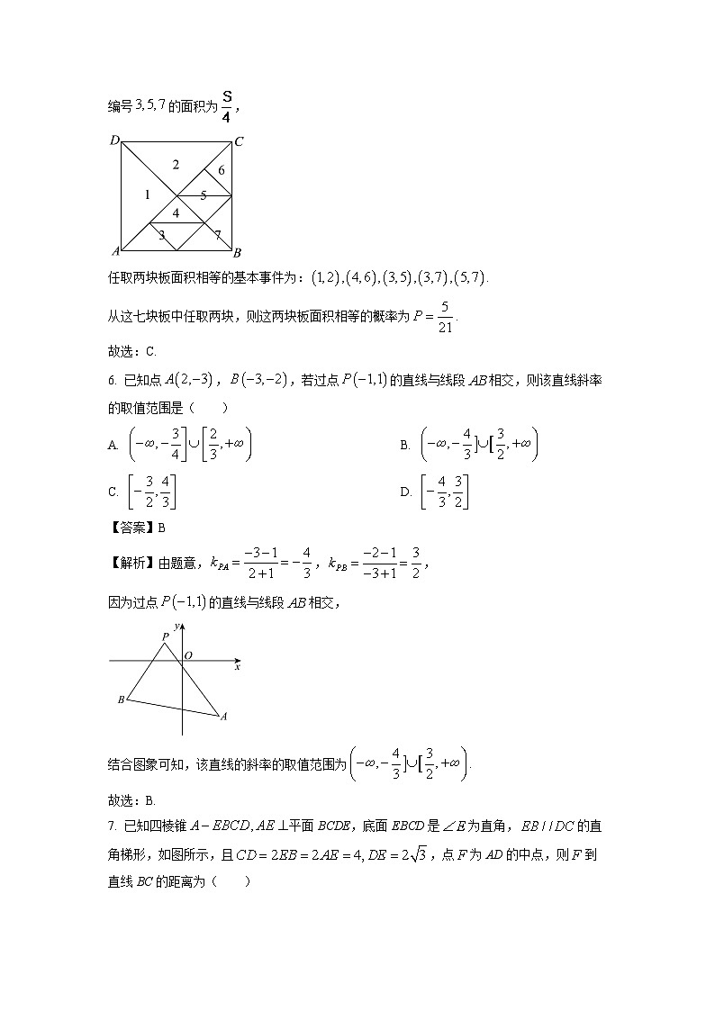2025届山东省青岛市部分学校高三(上)教学质量联合测评数学试卷(解析版)第3页