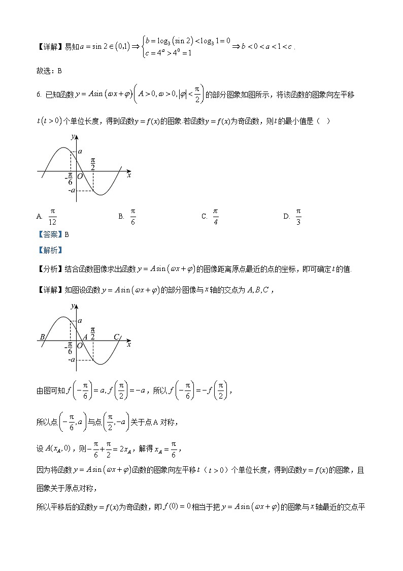北京市房山区2024-2025学年高三(上)期中考试数学试题(解析版)第3页