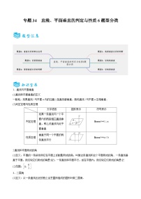 专题34 直线、平面垂直的判定与性质6题型分类-备战2025年高考数学一轮专题复习全套考点突破和专题检测