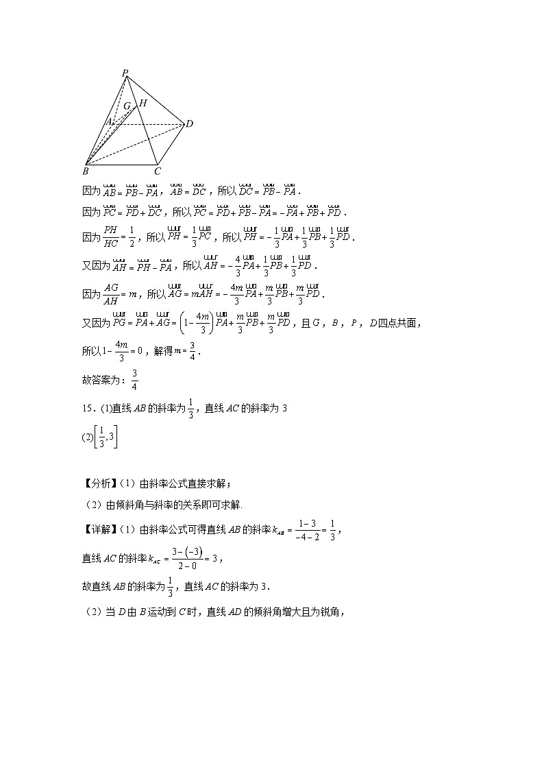 东坡区高中学校2024级高二年级期中联合考试数学答案(1)第2页