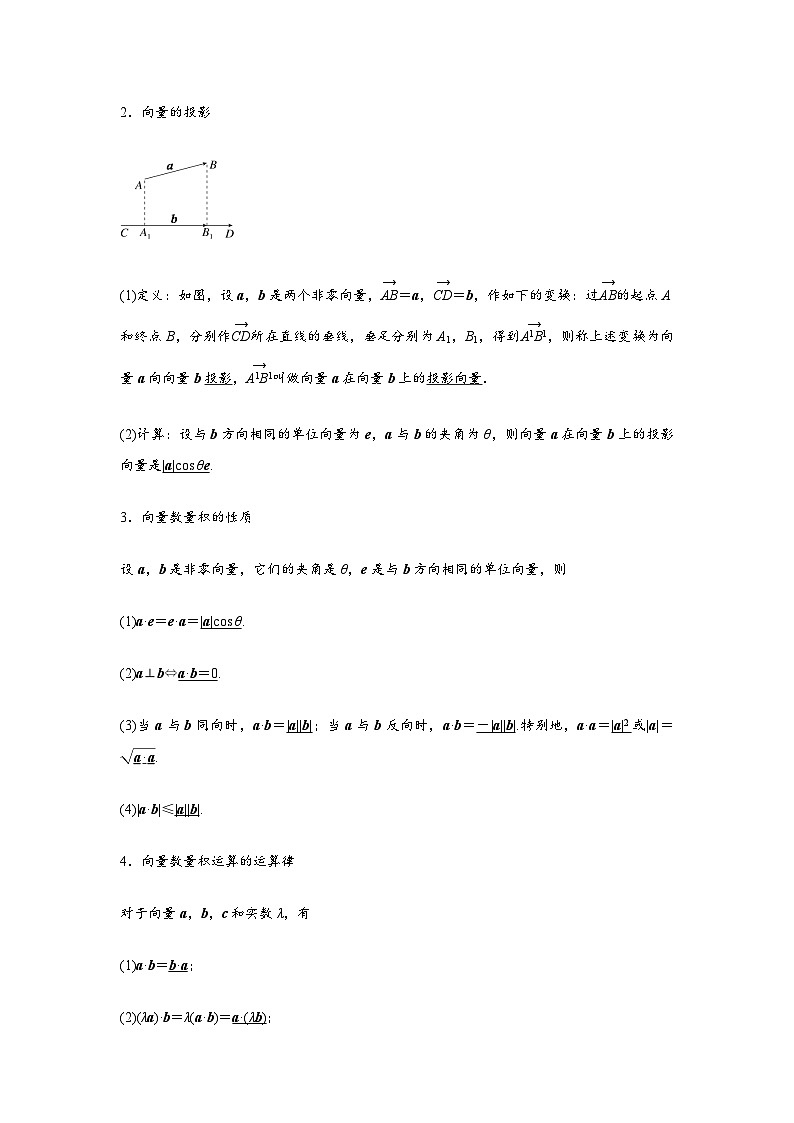 专题03 平面向量的数量积及应用(原卷版)第2页