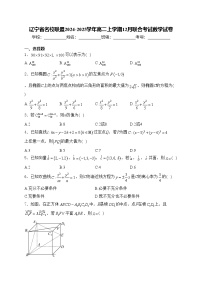 辽宁省名校联盟2024-2025学年高二上学期12月联合考试数学试卷(含答案)