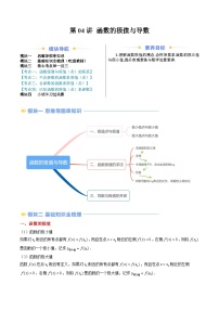 第04讲 函数的极值与导数-【寒假提升课】2025年高二数学寒假提升试题（人教A版2019）