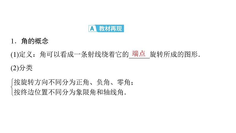 2025高考数学一轮复习-第4章-三角函数与解三角形-第1讲 任意角和弧度制、三角函数的概念【课件】第4页