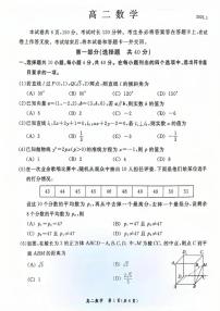 北京市东城区2024-2025学年高二上学期期末统一检测数学试卷