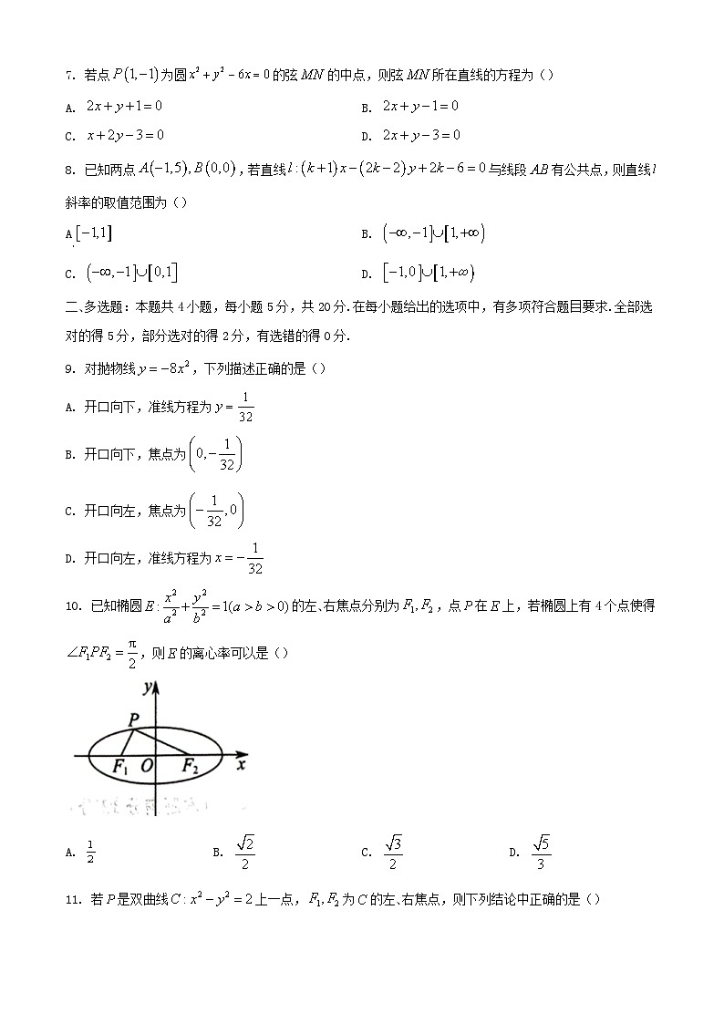 河北省张家口市2023_2024学年高二数学上学期12月阶段测试含解析第2页
