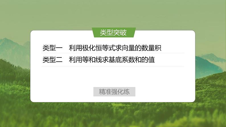 提优点5 极化恒等式与等和线第5页