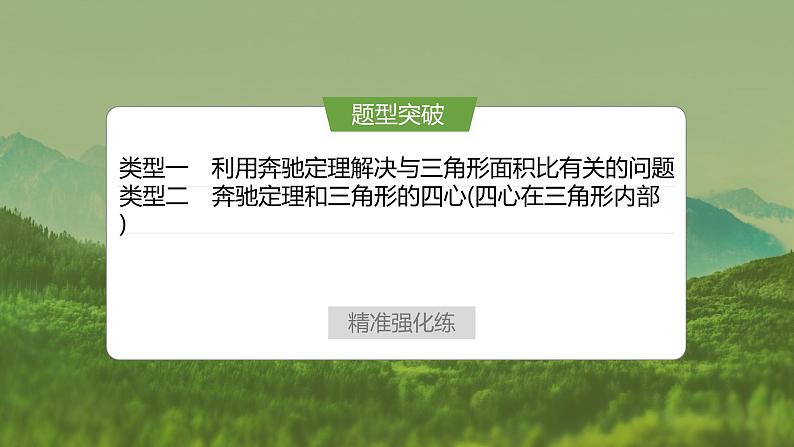 提优点6 奔驰定理与三角形四心第6页