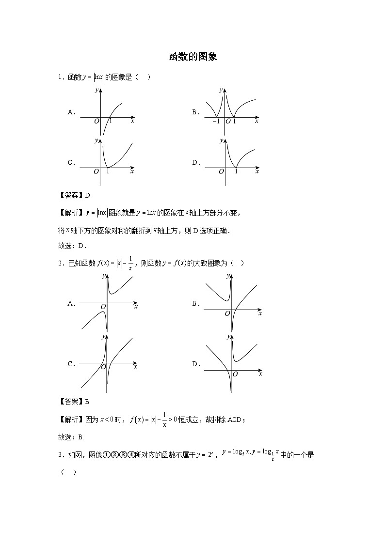 课时作业10 函数的图象(学生版)第1页