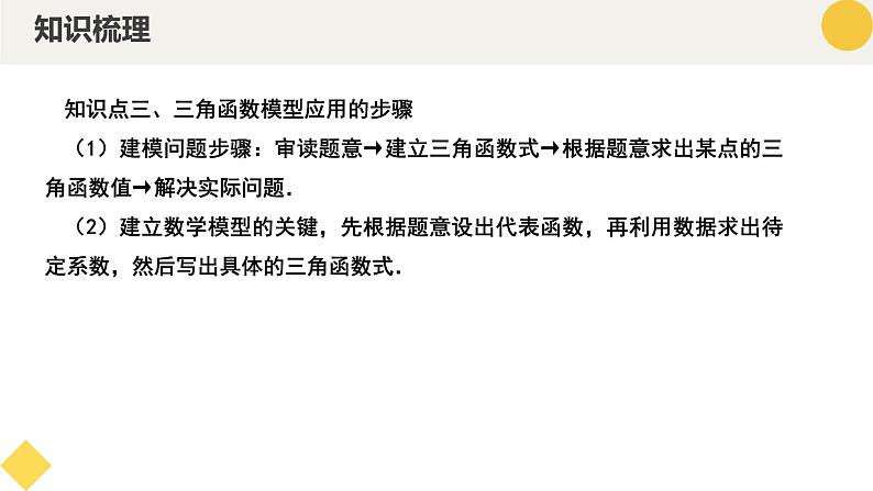 高中数学人教A版2019必修第一册同步精品课件5.7三角函数的应用(五大题型)第8页