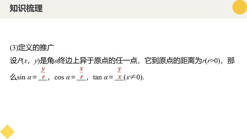 高中数学人教A版2019必修第一册同步精品课件5.2.1三角函数的概念(五大题型)第8页