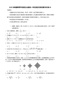 2025年普通高等学校招生全国统一考试适应性测试数学试卷05（含答案解析）